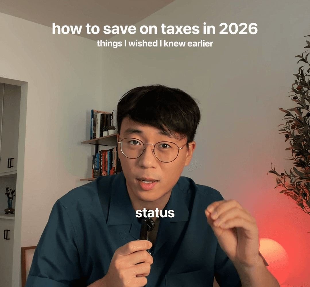 Thomas at his desk under the caption "How to save on taxes in 2026"