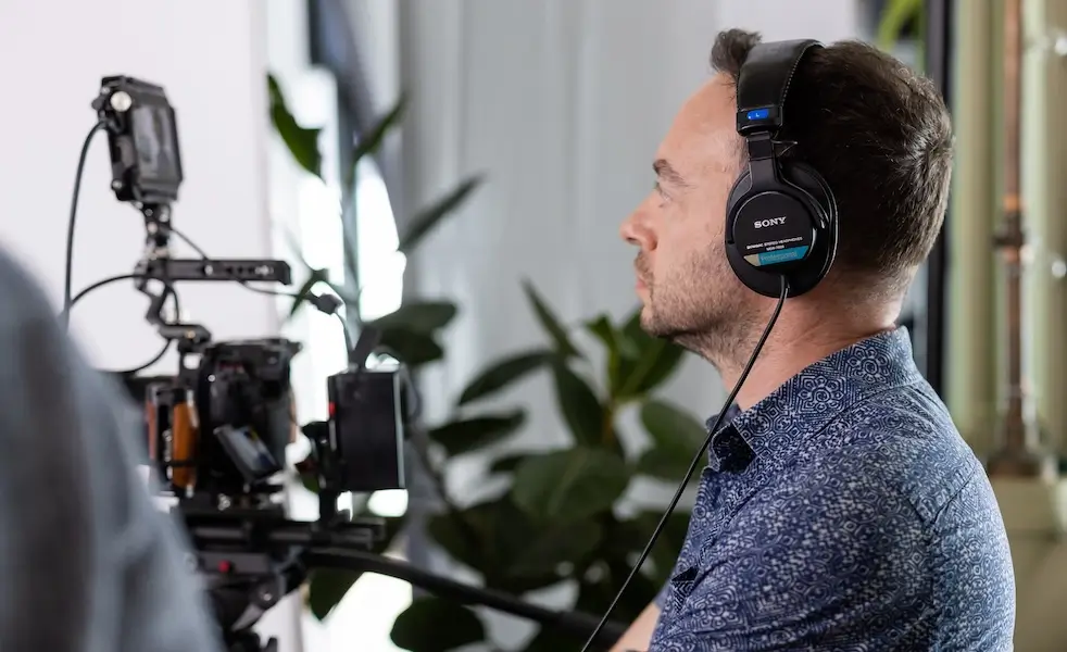 Portrait of Collective member Dennis Belogorsky, Video Producer